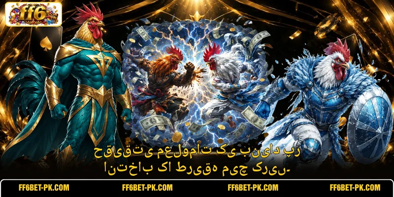حقیقتی معلومات کی بنیاد پر انتخاب کا طریقہ میچ کریں۔
