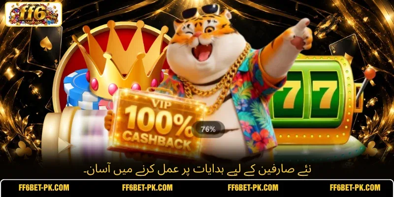 نئے صارفین کے لیے ہدایات پر عمل کرنے میں آسان۔